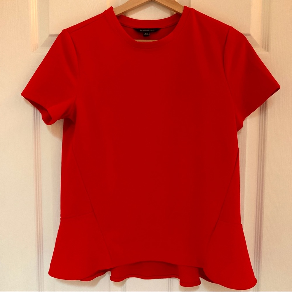 Banana Republic peplum blouse